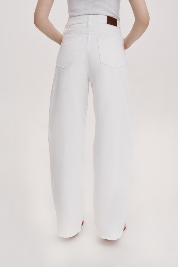 ДЖИНСИ РОЗСЛАБЛЕНОГО КРОЮ ПАЛАЦЦО 25 зображення 2